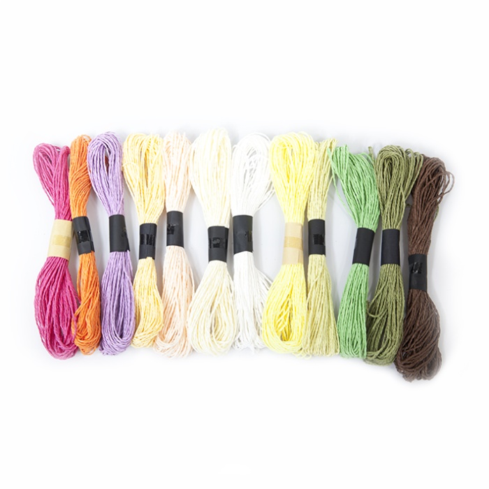 Factory Direct Sales 1.1 Double-Strand Paper String, Raffia Rope Handmade Braided Rope Jute Rope Factory Direct Sales 1.1 Double-Strand Paper String, Raffia Rope Handmade Braided Rope Jute Rope