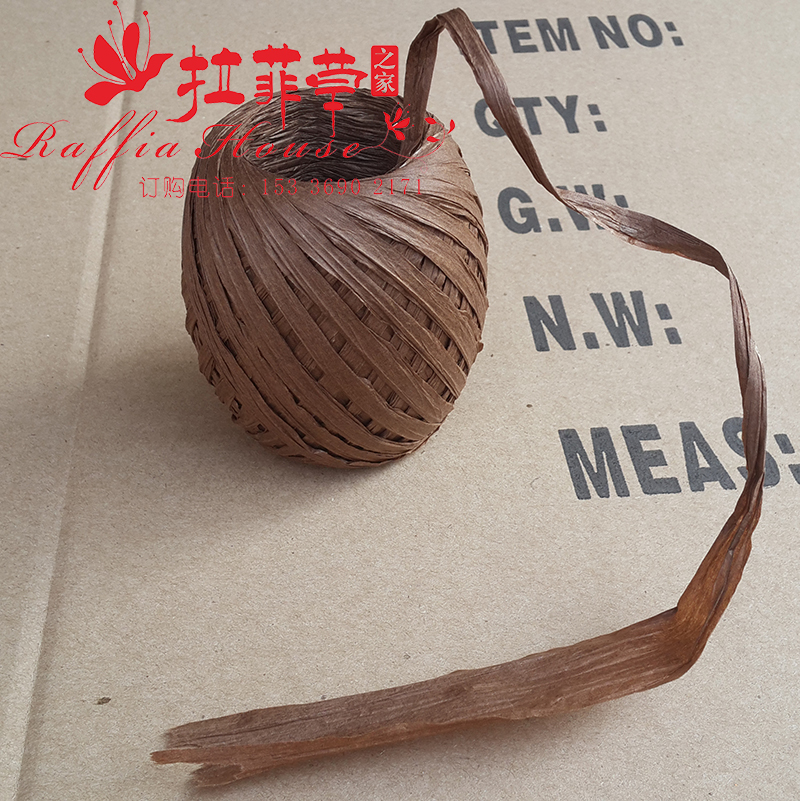 Raffia rope rope factory pattern DIY Lara Green Egg Roll 20 meters per roll of paper