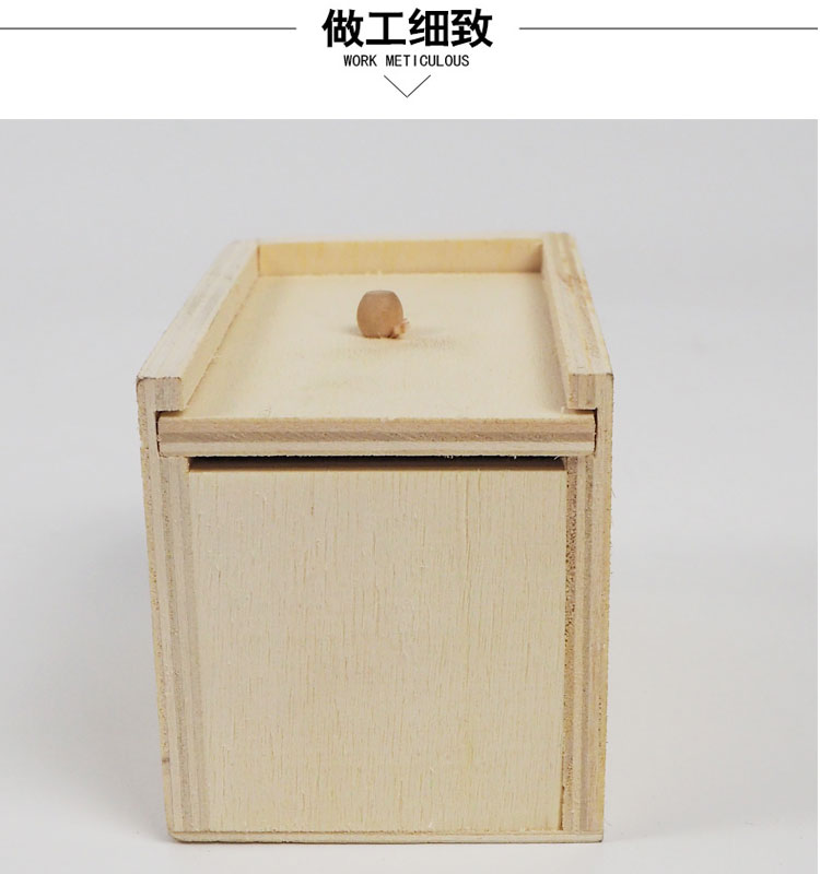 Douyin Online Influencer Toy Scared Wooden Box Spider Trick Funny Decompression Artifact Spoof Trick Bug Props