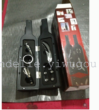Wine bottle openers wine set wooden box foreskin oak barrel wine accessory gifts