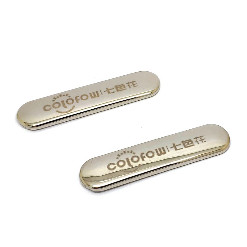 Factory Customized Nameplate Cutter Wooden Box Commercial Label Golden Wine Label Zinc Alloy Concave-Convex Glass Bottle Three-Dimensional Label