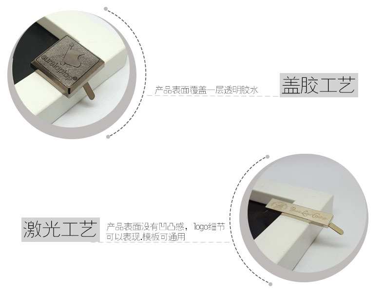 Factory Customized Nameplate Cutter Wooden Box Commercial Label Golden Wine Label Zinc Alloy Concave-Convex Glass Bottle Three-Dimensional Label