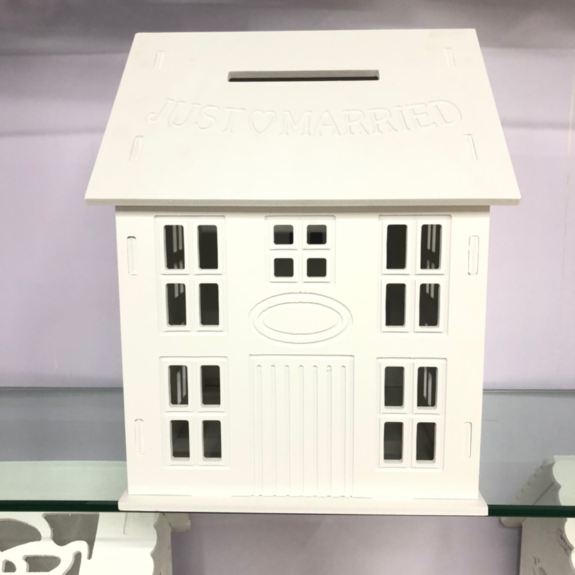 The Spot home furnishing with a will be carved hollow wooden letter box, card box cross - border wedding decorative the greeting card wooden box