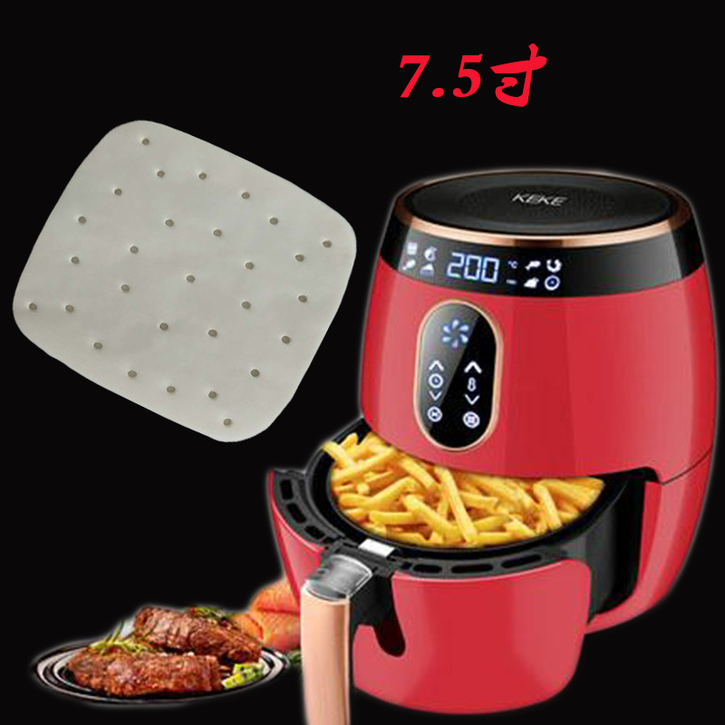 Factory Straight Baking Paper Bamboo Steamer Liners Air Fryer round Oiled Paper Barbecue Buns Cake Paper Tray Parchment