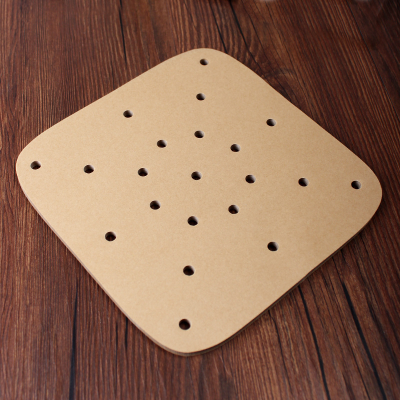 Factory Straight Baking Paper Bamboo Steamer Liners Air Fryer round Oiled Paper Barbecue Buns Cake Paper Tray Parchment