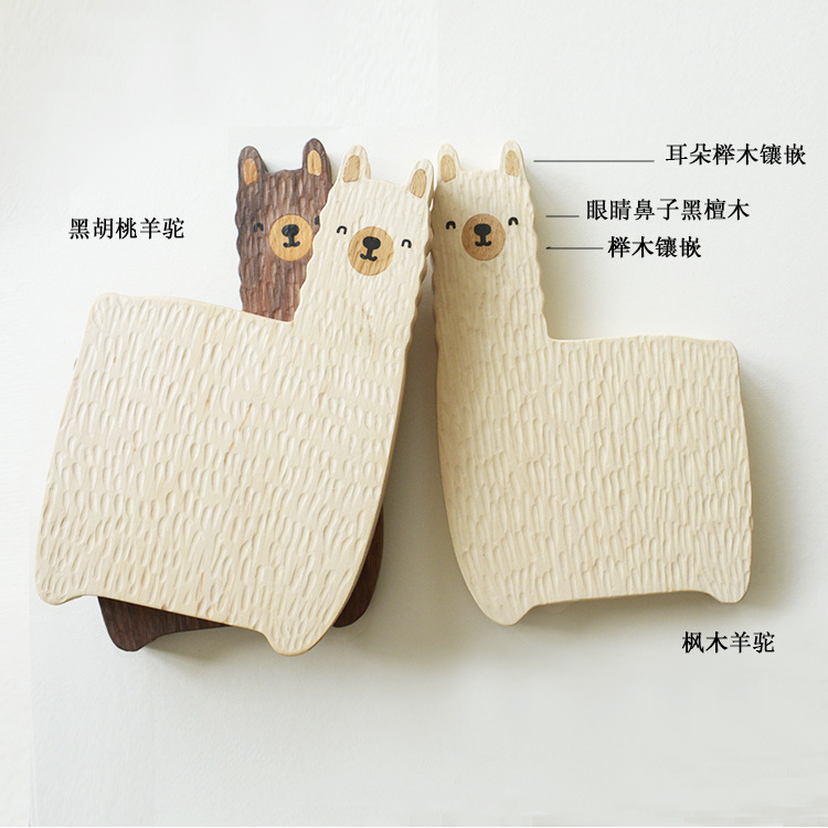 Cartoon Black Walnut Maple Whole Wood Bread Board Sushi Board Pizza Plate Cake Dessert Tray Children's Steak Plate Cartoon Black Walnut Maple Whole Wood Bread Board Sushi Board Pizza Plate Cake Dessert Tray Children's Steak Plate