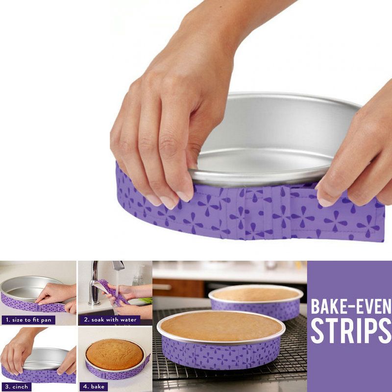 New Baking Cake Mold Baking Tray Protection Strap Cloth Anti-Deformation Baking Cake Tools OPP Brand Version