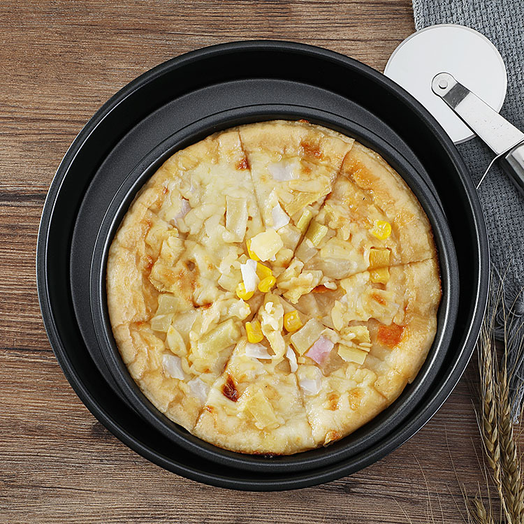Pizza Plate Oven Household Pizza Plate Baking Tray Cake Mold Baking Tool