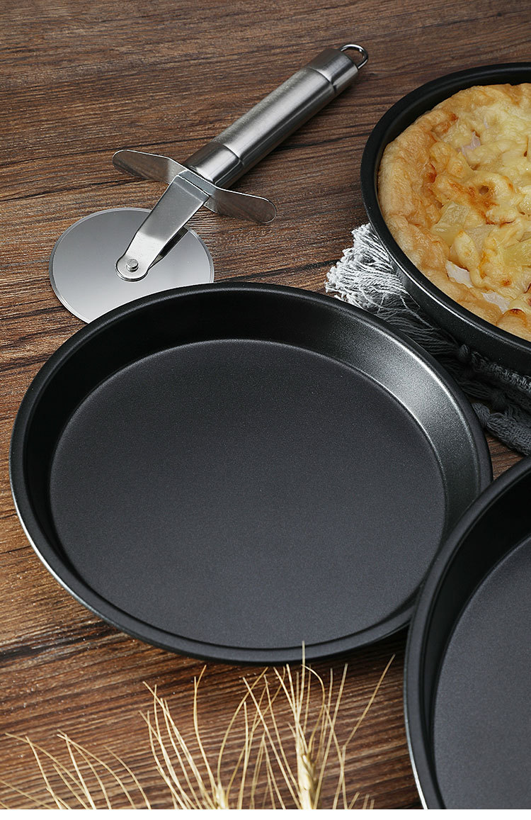 Pizza Plate Oven Household Pizza Plate Baking Tray Cake Mold Baking Tool