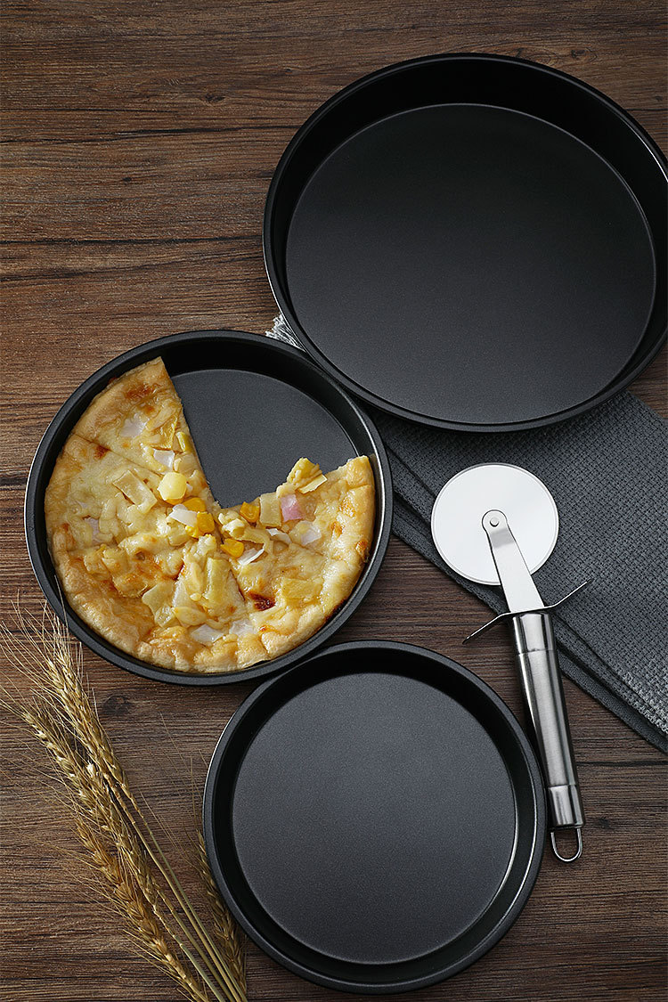 Pizza Plate Oven Household Pizza Plate Baking Tray Cake Mold Baking Tool