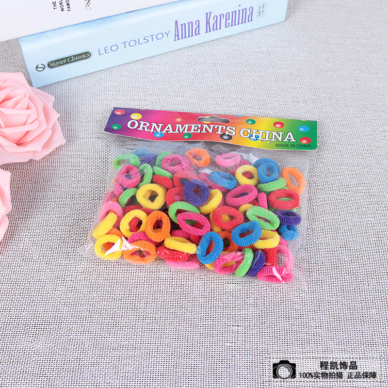 Korean Style Children&#039;s Hair Rope Rubber Band Harmless Hair Elastic Hair Rope Girls Headdress Small Rubber Band