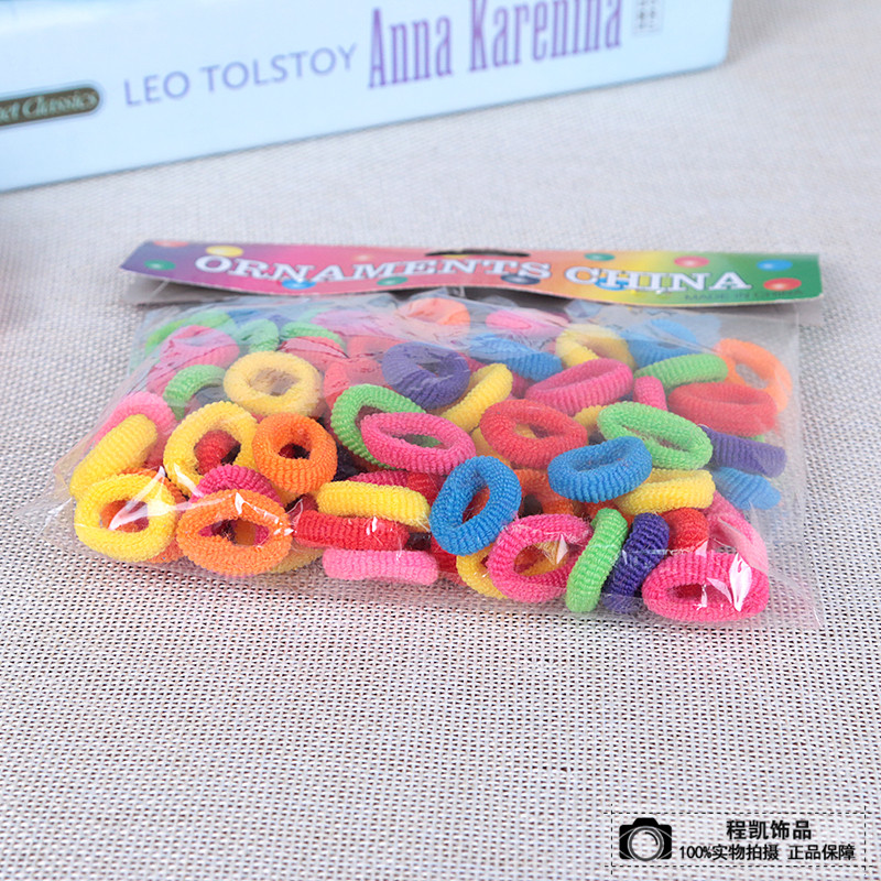 Korean Style Children&#039;s Hair Rope Rubber Band Harmless Hair Elastic Hair Rope Girls Headdress Small Rubber Band