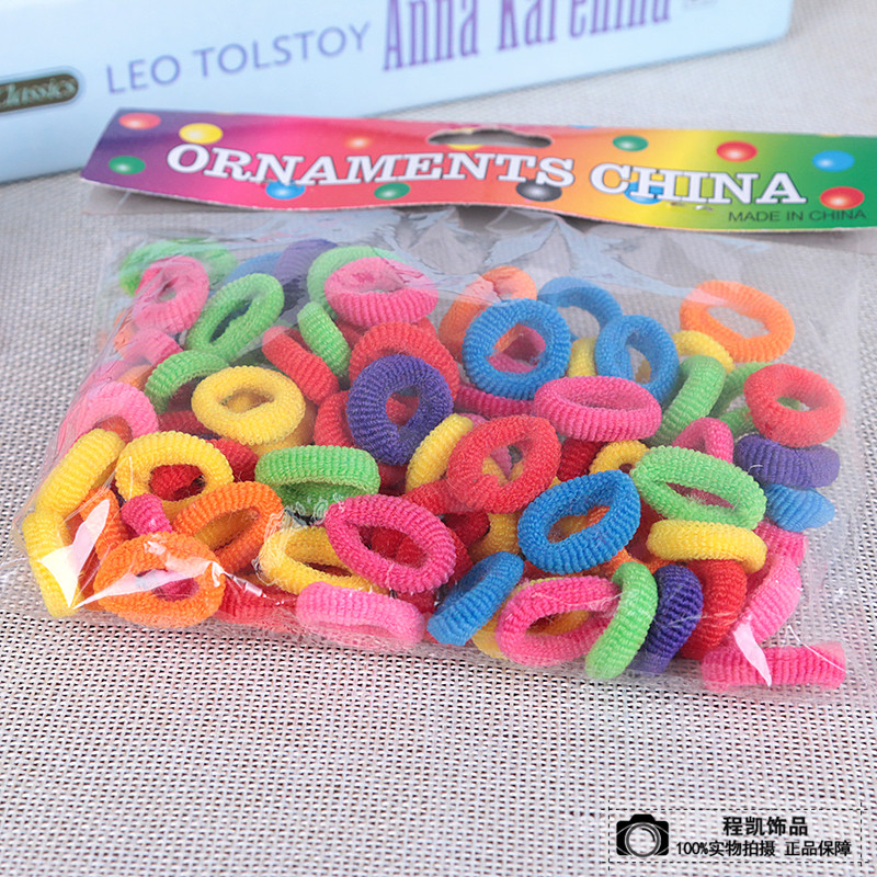 Korean Style Children&#039;s Hair Rope Rubber Band Harmless Hair Elastic Hair Rope Girls Headdress Small Rubber Band