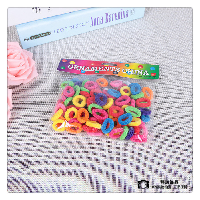 Korean Style Children's Hair Rope Rubber Band Harmless Hair Elastic Hair Rope Girls Headdress Small Rubber Band