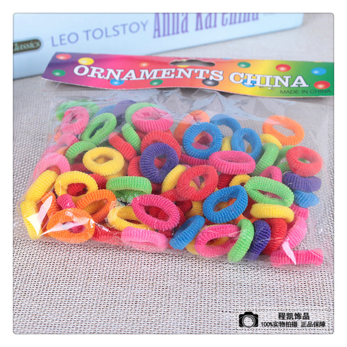 Korean Style Children's Hair Rope Rubber Band Harmless Hair Elastic Hair Rope Girls Headdress Small Rubber Band