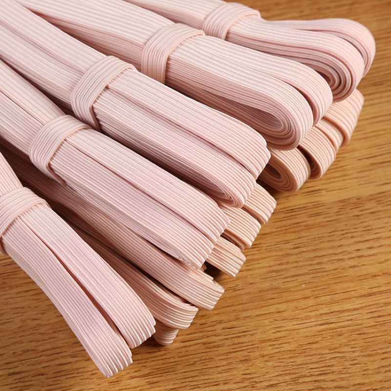 Elastic Band  Self-Adhesive Elastic Band Narrow Thin Flat Elastic Band Horse Belt Baby Pants Rubber Band Elastic String