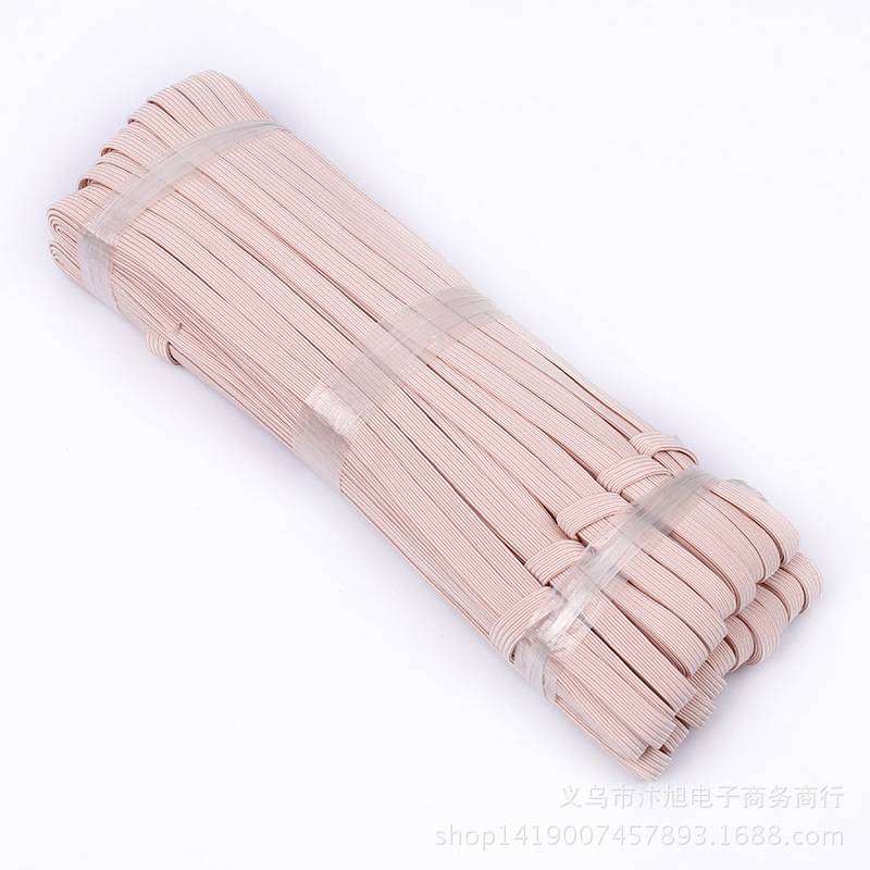 [Factory Direct Supply] Spot Supply Multiple Specifications Color Elastic Band Knitting Elastic Cord Edge Covered Rubber Band
