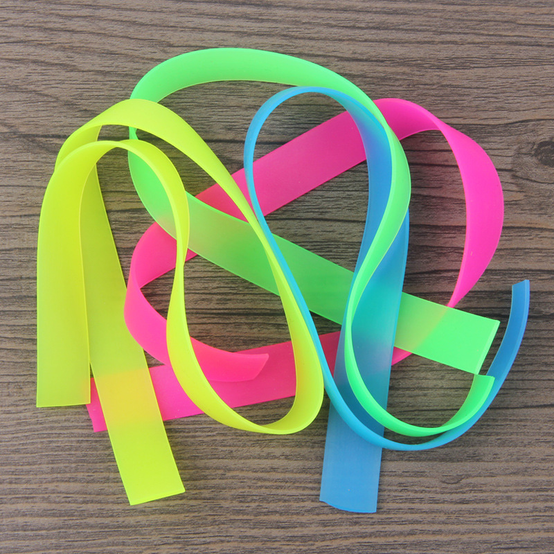 Children Jumping Rubber Band Children&#039;s Freight Exercise Color Elastic Widen and Thicken Extracurricular Skipping Rubber Band Factory Wholesale
