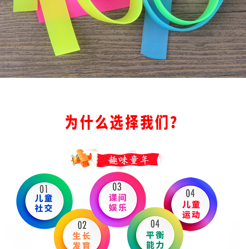 Children Jumping Rubber Band Children's Freight Exercise Color Elastic Widen and Thicken Extracurricular Skipping Rubber Band Factory Wholesale