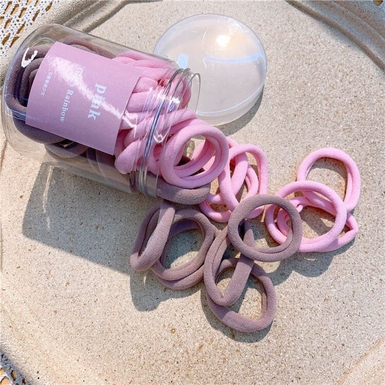 Seamless Hair Rope Internet Celebrity Color Hair Ring High Elastic Hair Bands Candy Color Rubber Band Hair Accessories Seamless Hair Rope Internet Celebrity Color Hair Ring High Elastic Hair Bands Candy Color Rubber Band Hair Accessories