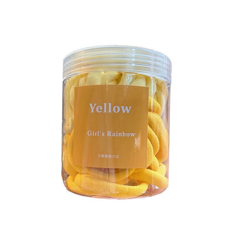 Seamless Hair Rope Internet Celebrity Color Hair Ring High Elastic Hair Bands Candy Color Rubber Band Hair Accessories