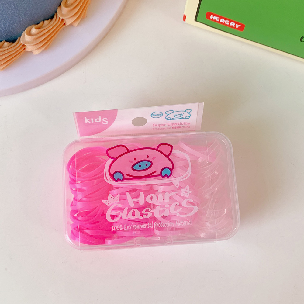 Japanese Cute Jelly Color Candy Color Hair Elastic Band Boxed Rubber Band Baby Hair Ties Disposable Rubber Band Japanese Cute Jelly Color Candy Color Hair Elastic Band Boxed Rubber Band Baby Hair Ties Disposable Rubber Band