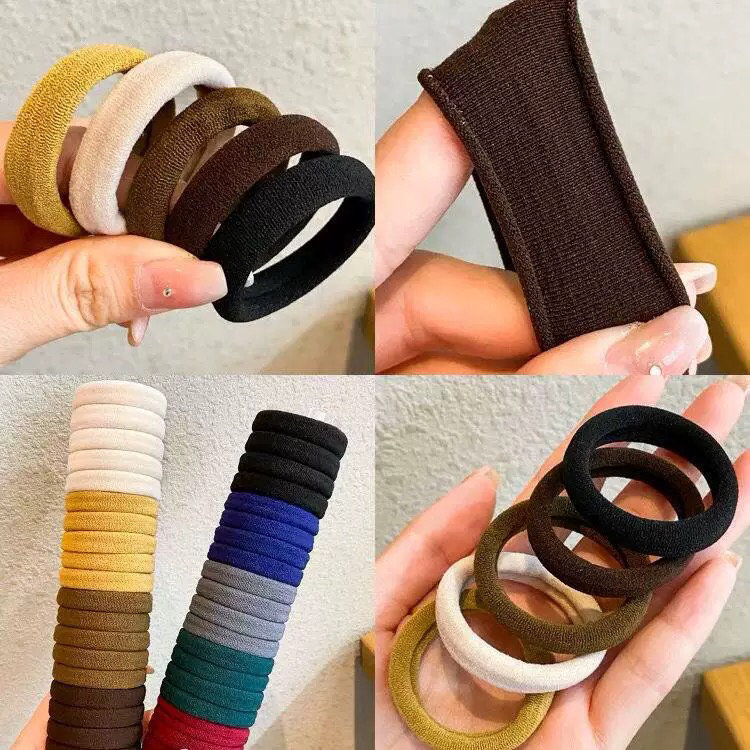 Seamless Hairband High Elastic Rubber Band Adult Hair Tie Thick Hair Rope Female Hair Tie Korean Ornament Seamless Hairband High Elastic Rubber Band Adult Hair Tie Thick Hair Rope Female Hair Tie Korean Ornament