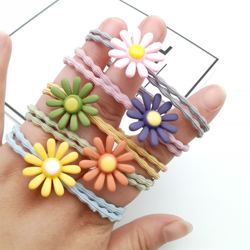 Influencer Head String Little Daisy Hair Band Hair Band Korean Style Cute High Elastic Rubber Band Yiwu Stall Headdress Influencer Head String Little Daisy Hair Band Hair Band Korean Style Cute High Elastic Rubber Band Yiwu Stall Headdress