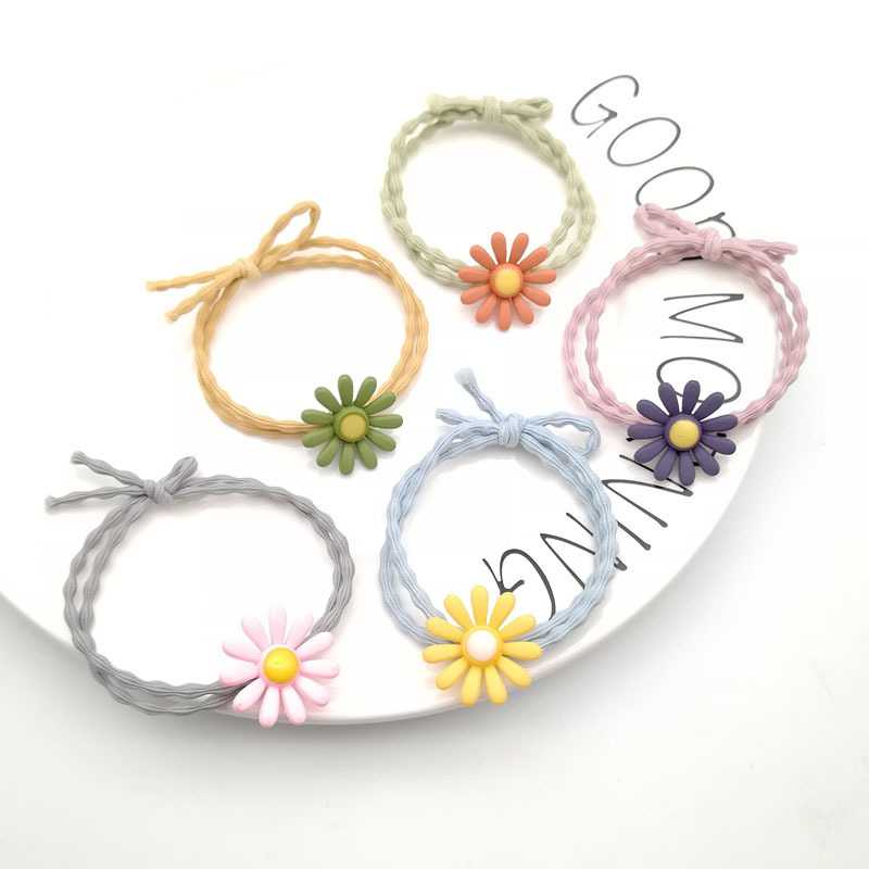 Influencer Head String Little Daisy Hair Band Hair Band Korean Style Cute High Elastic Rubber Band Yiwu Stall Headdress Influencer Head String Little Daisy Hair Band Hair Band Korean Style Cute High Elastic Rubber Band Yiwu Stall Headdress