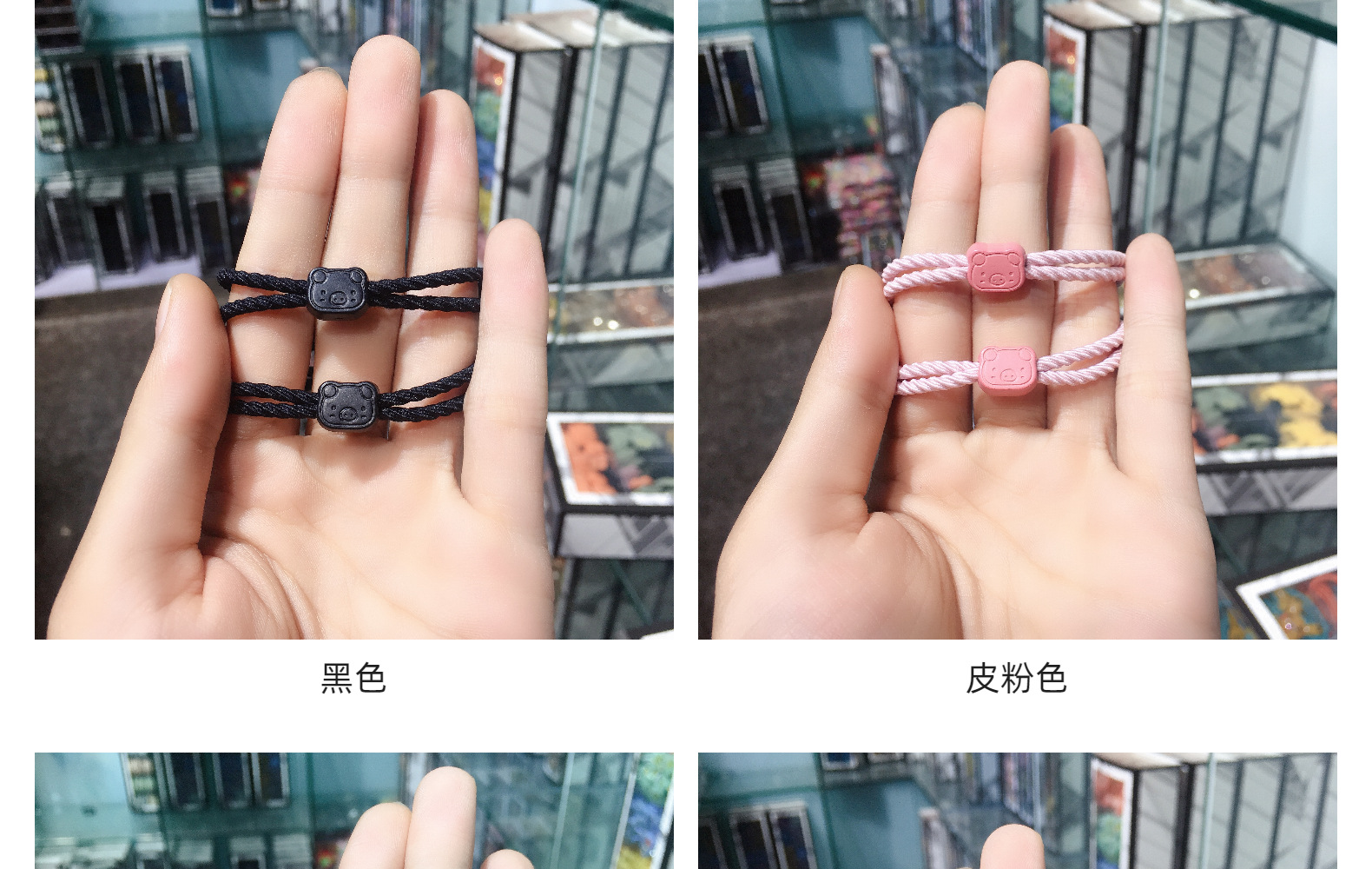 Online Influencer Headdress Whole Chinese Style Headband Simple Knot Rubber Band Basic High Elastic Bracelet DualUse