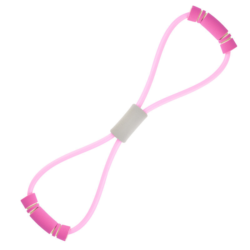 8-Word Pulling Rope Eight-Word Chest Expander Chest Expander Breast Shaping Yoga Rubber Band Stretch Band Elastic String