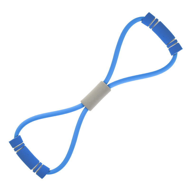 8-Word Pulling Rope Eight-Word Chest Expander Chest Expander Breast Shaping Yoga Rubber Band Stretch Band Elastic String