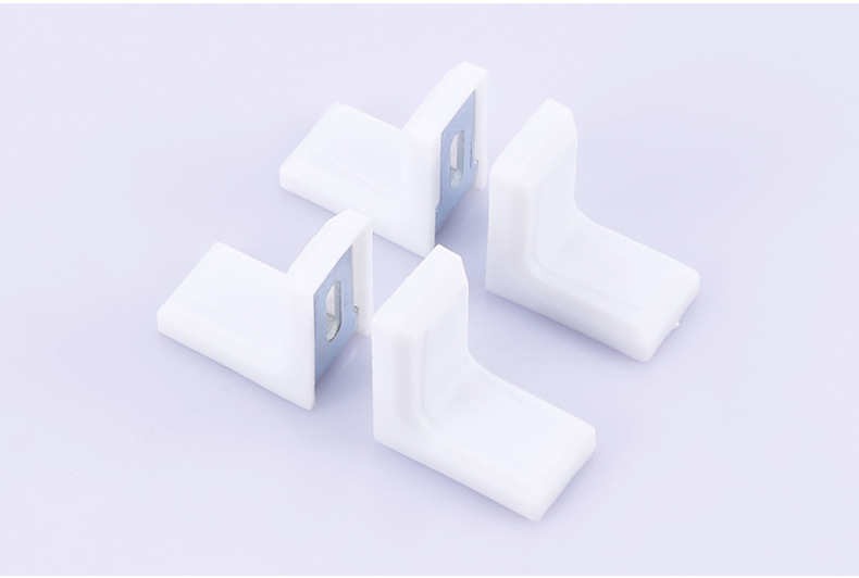 Plastic cap Angle code 90 degrees thickened cabinet Angle code furniture connector 7 type plastic Angle iron 