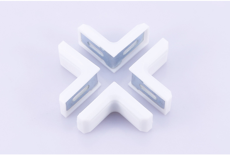 Plastic cap Angle code 90 degrees thickened cabinet Angle code furniture connector 7 type plastic Angle iron 