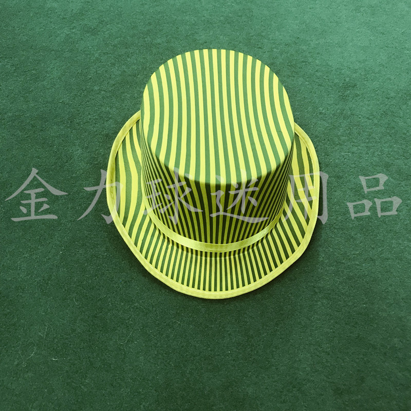 Brazil fans carnival plastic cap CBF high hat supplies World Cup fans products