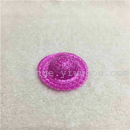 Factory wholesale toy cap PP plastic cap pet cap decorative hat small straw hat