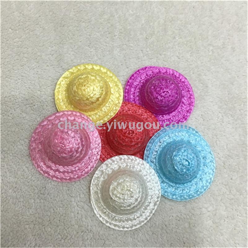 Toy pet decorative Hat plastic cap PP Cap small straw hat