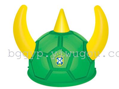 Football Horn Hat Game Essential Plastic Cap Football Horn Hat Football Horn Hat Game Essential Plastic Cap Football Horn Hat