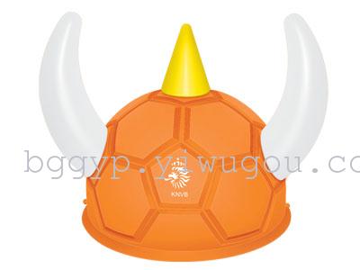 Football Horn Hat Game Essential Plastic Cap Football Horn Hat Football Horn Hat Game Essential Plastic Cap Football Horn Hat
