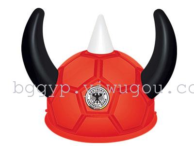 Football Horn Hat Game Essential Plastic Cap Football Horn Hat Football Horn Hat Game Essential Plastic Cap Football Horn Hat