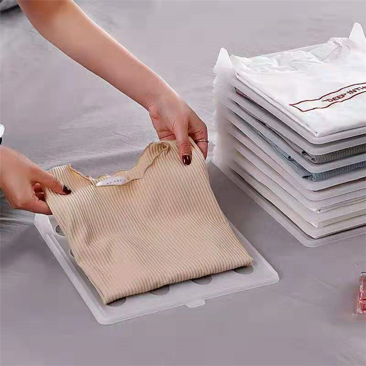 Creative Large Drawable Plastic Magic T-shirt Shirt Lazy Folding Folding Board Home Wardrobe Storage Rack Gadgets