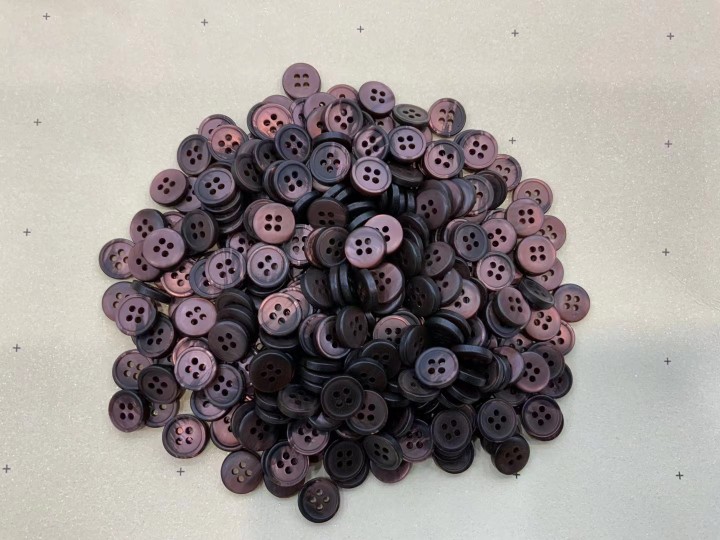 Shirt Colorful Resin Plastic Button Small Black Button round Small White