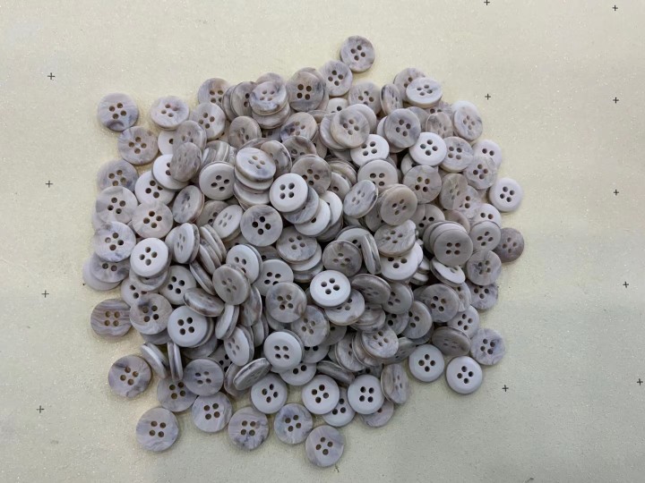 Shirt Colorful Resin Plastic Button Small Black Button round Small White