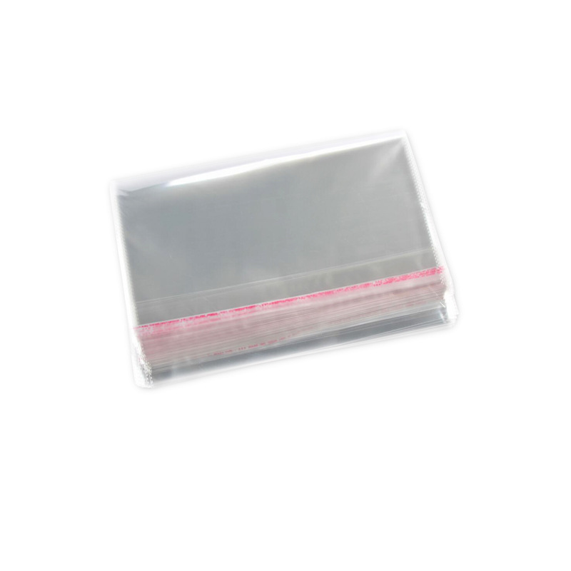 In Stock Wholesale OPP Bag Self-Adhesive Sticker Closure Bags Shirt Clothing Packaging Bag Transparent Self-Styled Plastic Bag Customized