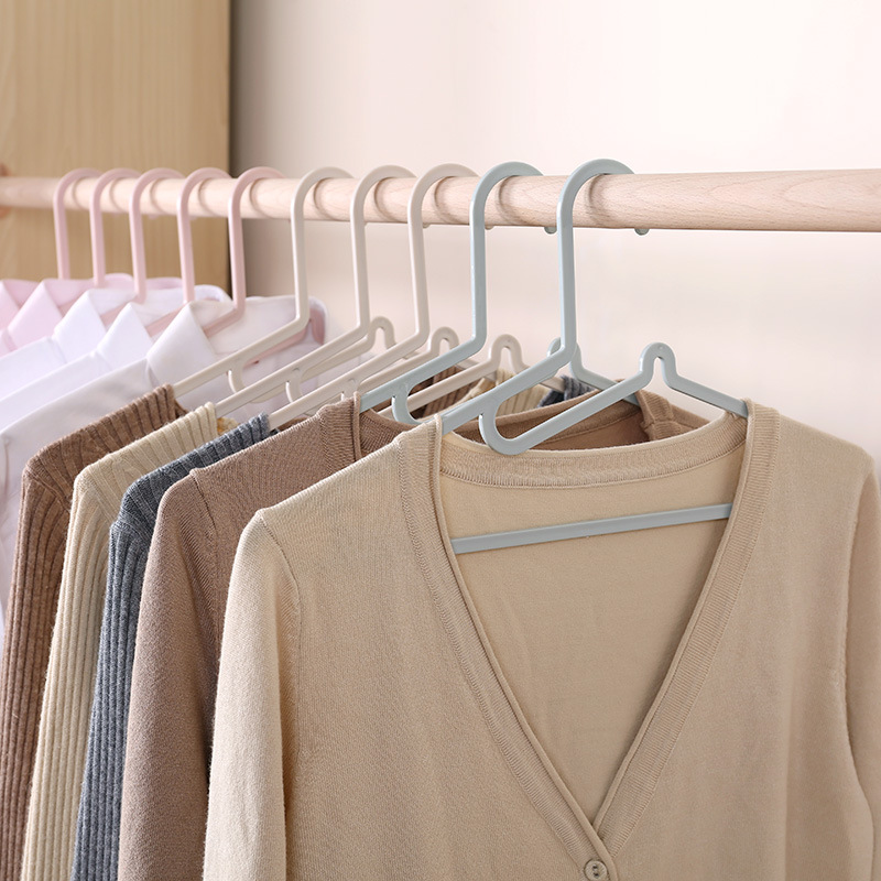 Clothing plastic non-slip T-shirt clothing hanger clothing direct sales direct adult Clothes household Clothes hang Factory direct sale