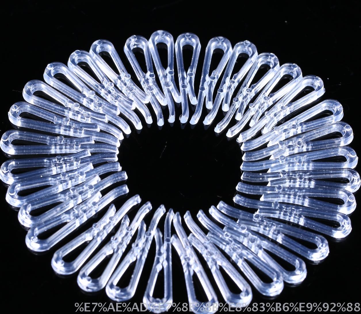 Transparent shirt clip garment clip plastic button packaging new material 1000 pieces/bag