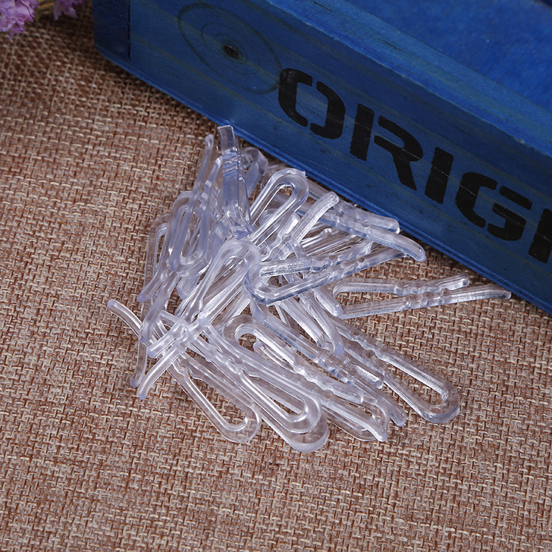 Hidden Undergarment Clip Toothed Plastic Tooth-like Clip Clothing Clothes Clipped Button Fixed Skirt Clip Anti-Wrinkle Packaging Accessories Shirt Clip