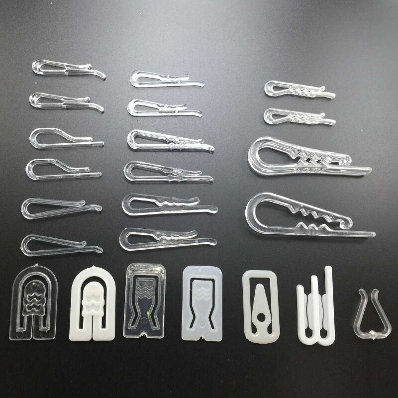 Factory Wholesale Shirt Plastic Clip Transparent Clip Clothing Clipped Button Clothes Clipped Button Plastic Clip Shirt Packaging Accessories