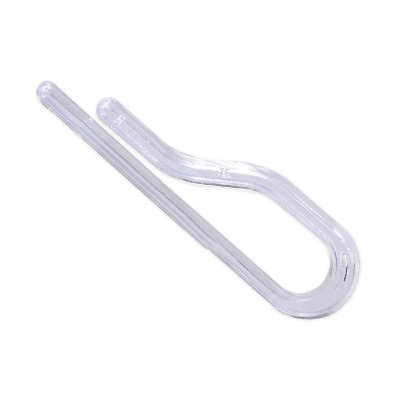 STALL STALL Shirt Plastic Clip Transparent Shirt 9-Word Clasp U-Shaped Toothed Fixed Clothes&#039; Packaging Accessories Clip