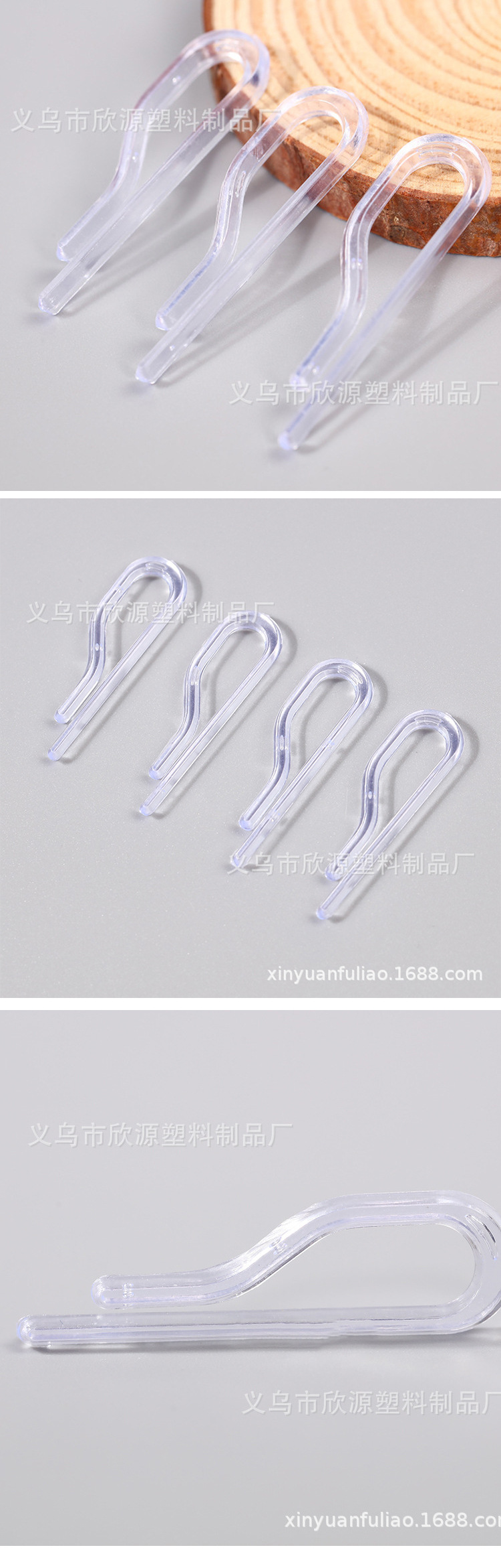 STALL STALL Shirt Plastic Clip Transparent Shirt 9-Word Clasp U-Shaped Toothed Fixed Clothes' Packaging Accessories Clip STALL STALL Shirt Plastic Clip Transparent Shirt 9-Word Clasp U-Shaped Toothed Fixed Clothes' Packaging Accessories Clip